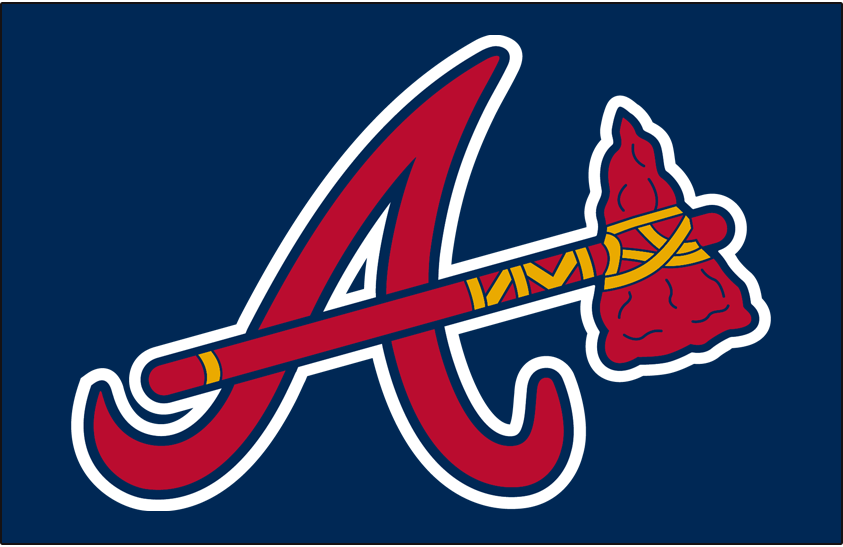 Atlanta Braves 2003-2006 Batting Practice Logo vinyl decal